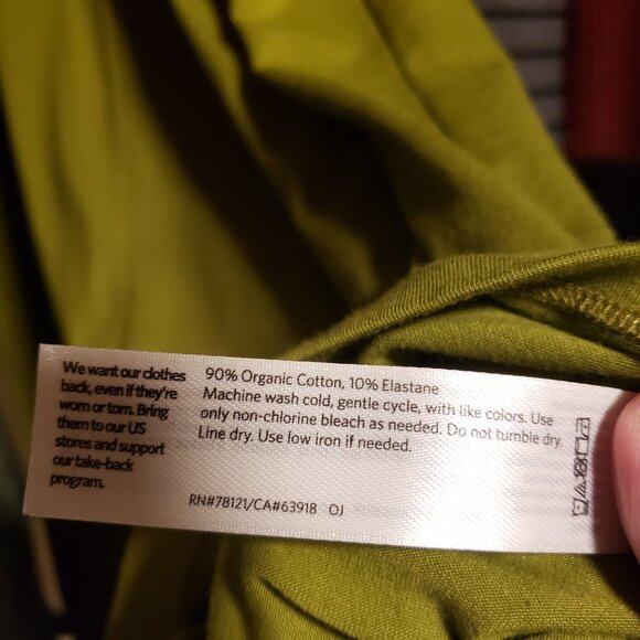 Eileen Fisher Olive Green Dress - Picture 4 of 4